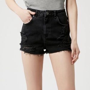 Top shop jean shorts